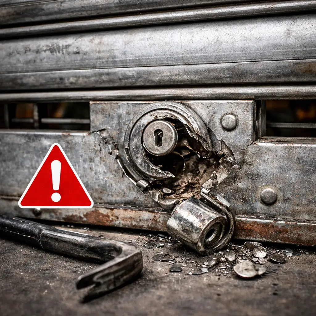 Serratura Serranda Bloccata